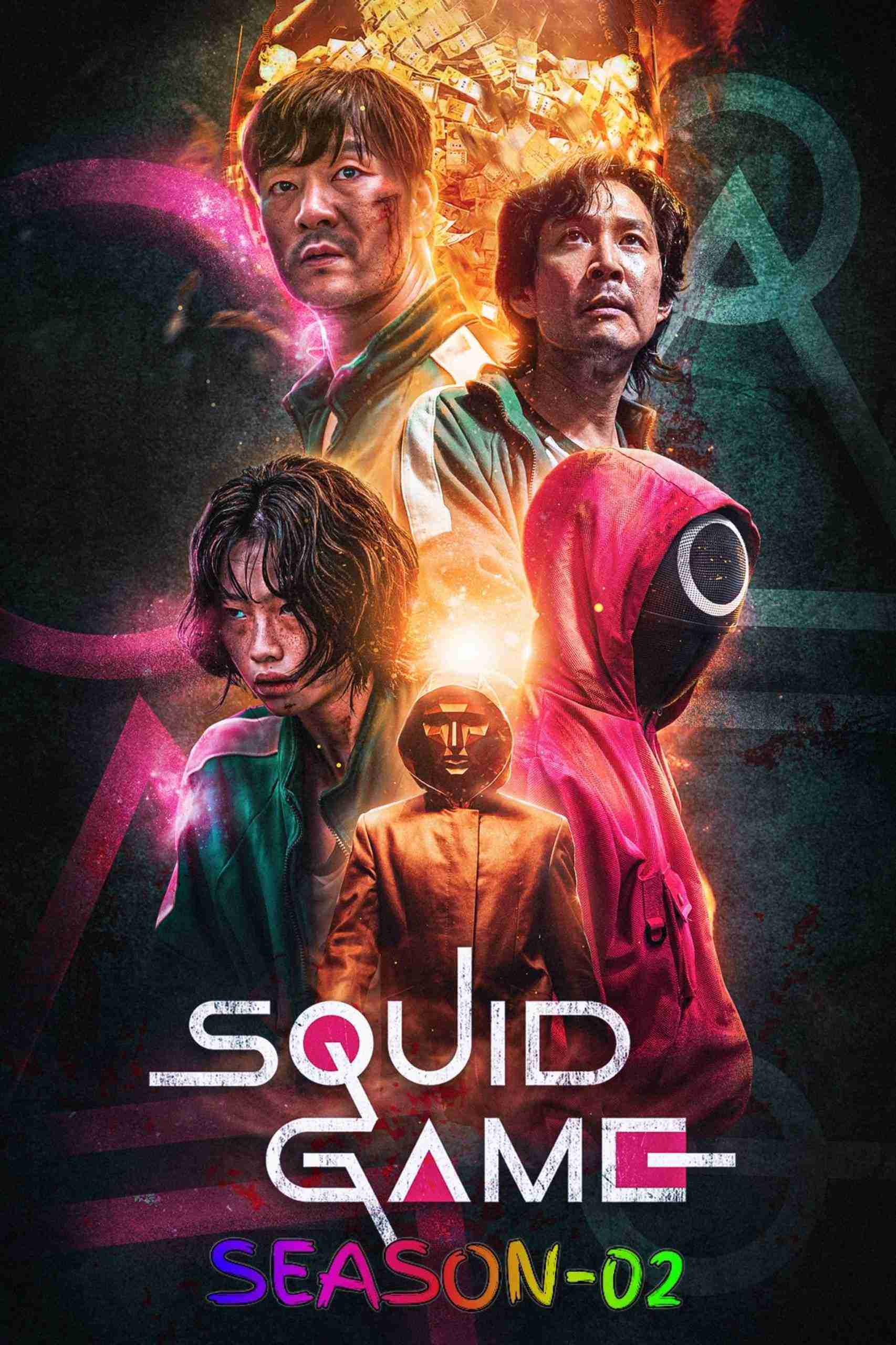 Squid Game S02 (2024) (Hindi + English) Completed Web Series